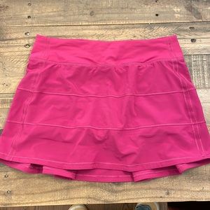 Lululemon Pace Rival skirt in ripened raspberry (rare color)